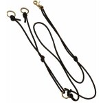 Taglia unica, blanc: lakota martingale western en corde nouée Taglia unica, blanc: lakota martingale western en corde nouée