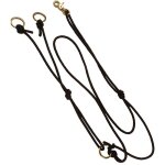 Taglia unica, rouge: lakota martingale western en corde nou�e