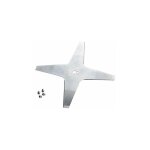 Lame courbe robot tondeuse 4 dents diamtre 24cm ambrogio - wiper 50d001802