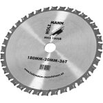 Lame carbure m�tal d. 180 x al. 20 mm - holzmann