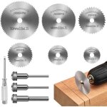 Lames de coupe pour outils rotatifs, mini lames de scie circulaire hss pour couper le bois, le plastique ...