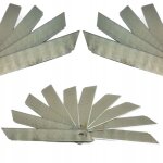 Lames de couteaux 18 mm 10 pièces lames de rechange lame de rechange 0, 3 mm Lames de couteaux 18 mm 10 pièces lames de rechange lame de rechange 0, 3 mm