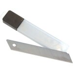 Lames de cutter 18 mm - bo�te : 10 lames - largeur lame : 18 mm - stanley