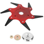 Lame de d�broussailleuse � 6 lames t�te de coupe pour tondeuse � gazon accessoires pour outils �lectriques ...