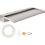 Lame deeau piscine acier inoxydable fontaine chute deeau 60 cm cascade fontaine rectangulaire lame cascade ...