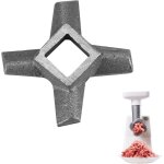Lame de hachoir � viande en acier inoxydable en forme de croix, accessoires pour lames de hachoir � viande ...