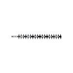 Lame inférieure taille - haie metabo 34 414 776 - 34414776 Lame inférieure taille - haie metabo 34 414 776 - 34414776
