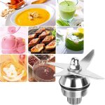Lame de mixeur, ensemble de lames de mixeur � 4 lames, accessoire de rechange en acier inoxydable