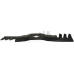 Lame mulching adaptable pour tondeuse 36 john deere - l: 474mm, al�sage central: 25. 4x44mm. remplace ...