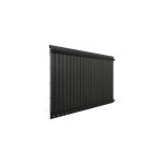 Cloture&jardin - lames occultation pvc rigide noir - 2m - jardimalin - 1, 23 mtre