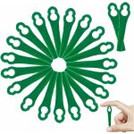 Lames en plastique de rechange, 80 lames en plastique coupe bordure, tondeuse � gazon en plastique lames ...
