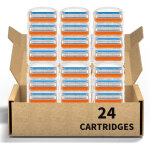 Lames de rechange pour rasoir �lectrique gillette fusion proglide, paquet de 24