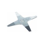Lame robot tondeuse courbe 4 dents diamtre 250 mm alpina 1126 - 9101 - 01 ar - 2 600 - ar - 2 1200