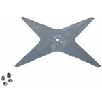 Lame robot tondeuse plate 4 dents diam�tre 290mm ambrogio - wiper csd011202 - 025d004602