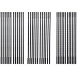 Lames de scie � chantourner 36 pi�ces acier 127mm goupille crois�e 15 18 24 dents coupe fine standard ...