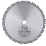 Lame de scie circulaire 24 dents disque  trononner en carbure tct 210 25. 4mm pour bois dur, bois rsineux, ...