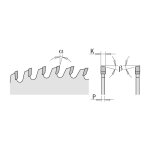 Lame de scie cmt contractor 216x2 4x30 z48 - 5�