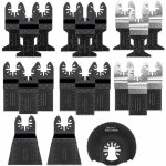 Lame de scie oscillante, 21pcs mixte outil multi - usage kit, avec accessoires de universel outil multifonctio ...
