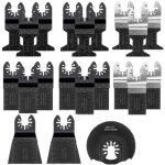 Lame de scie oscillante, 21pcs mixte outil multi - usage kit, avec accessoires de universel outil multifonctio ...