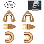 Lames de scie oscillantes en carbure de diamant pour outil multifonction demi - cercle triangulaire universel ...