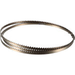 Lame scie ruban bois acier c75 - 1400 x 6 x 0, 5 mm - denture 4 mm - rafftable - 1712 mm
