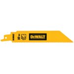Lames scie sabre dewalt dt90384 - qz 152 mm 5 unit�s