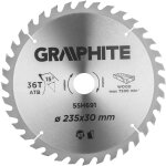 Disque graphite 235 mm - pour couper le bois, l'aggloméré Disque graphite 235 mm - pour couper le bois, l'aggloméré