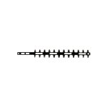 Lame supérieure taille - haie metabo 34 414 771 - 34414771 Lame supérieure taille - haie metabo 34 414 771 - 34414771