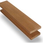 Lame de terrasse en bambou 20�137 mm 1er choix, finition lisse, durable et r�sistante aux intemp�ries ...