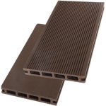 Green outside - lames terrasse composite choc. 2. 60m - garantie 7 ans - rversibles - couleur chocolat ...