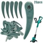 Lames de tondeuse bosch - art 26 - 18li - vert - lames de rechange en plastique pour coupe - bordures ...
