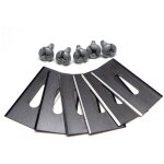 [jamais utilis�] lames de tondeuse husqvarna 36, 5 x 18, 5 mm ? acier inoxydable double lame aiguis�e ...