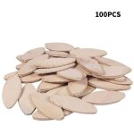 Lamelles d'assemblage, paquet de 100 pi�ces, chevilles plates en bois de h�tre de haute qualit� pour ...