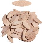 Lamelles d'assemblage taille 20, paquet de 100 pi�ces, lamello, chevilles plates en bois de h�tre de ...