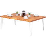 Lamo manufaktur - lamo manufacture banc pour table, tabouret pour salle  manger, plateau avec bord naturel ...