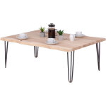 Lamo manufaktur - lamo manufacture banc pour table, tabouret pour salle  manger, plateau avec bord naturel ...