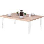 Lamo manufaktur - lamo manufacture banc pour table, tabouret pour salle  manger, plateau avec bord naturel ...