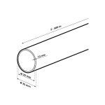 Lamo manufaktur table basse en bois, tabouret ou banc pour le salon 60x60x47 cm (long. x larg. x haut. ...