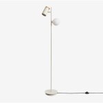 Sklum - lampadaire 2 lumires amaranto tapioca beige