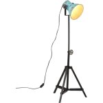 Lampadaire 25 w bleu d�lav� 35x35x65 / 95 cm e27 vidaxl