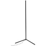 Lampadaire d'angle  led 'tube' 142cm noir