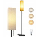 Lampadaire carr�, stable et durable, avec base allong�e