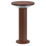 Lampadaire classique gea led ges2331n � led ip65 30h 4000k, mono - �mission, en polycarbonate et aluminium ...