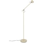 Lampadaire design, lampadaire articul� aero 120 cm beige en metal, boite a design