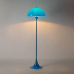 Lampadaire design  palm  - 3 x e27 - bleu