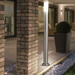 Lampadaire �clairage ext�rieur lampe de jardin colonne lumineuse led �clairage d'entr�e jardin, ip44 ...