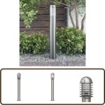 Lampadaire d'extrieur acier inoxydable - lampadaire exterieur - clairage extrieur - luminaire inox ...