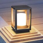 Lampadaire d'ext�rieur, �clairage de jardin �tanche ip65, douille e27, convient pour jardin, all�e, pelouse ...