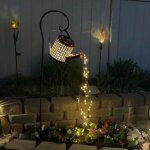 Lampadaire ext�rieur, lanterne led solaire imperm�able, �clairage de paysage, luminaire d�coratif d'ext�rieur, ...