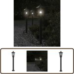 Lampadaire d'extrieur noir 80 cm acier inoxydable - lampadaire exterieur - clairage extrieur - luminaire ...
